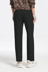 STRETCH PLAIN WAVE ZASS SLIM TROUSERS
